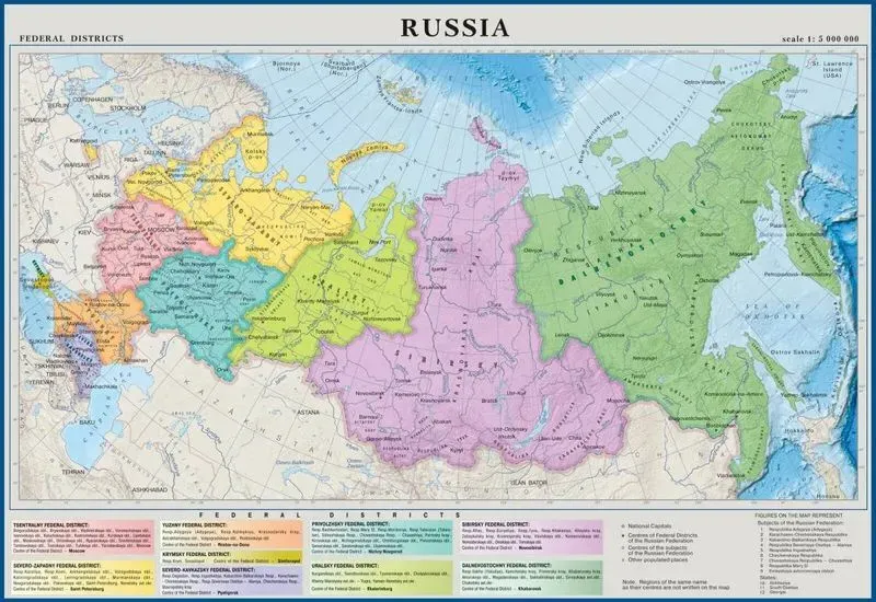 Интерактивная карта субъектов рф. Карта россии по регионам