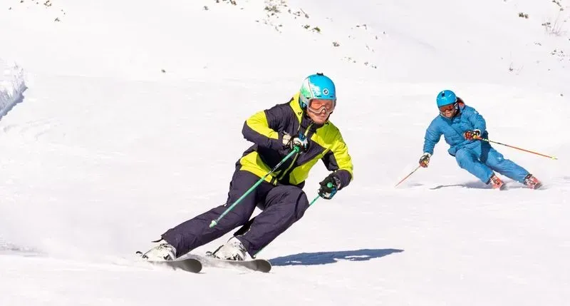 Горные лыжи.Техника катания. Обучение современной горнолыжной технике Горнолыжный спорт техника катания